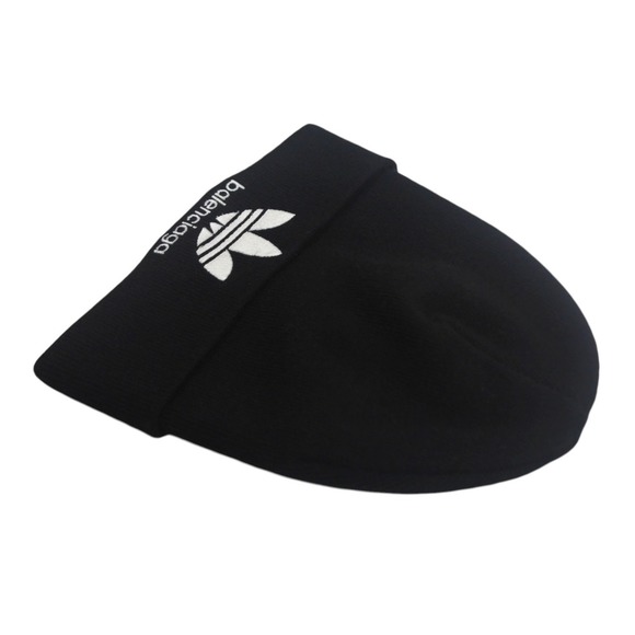 Balenciaga ADIDAS Beanie Knit Cap Black White Acrylic - Picture 3 of 7